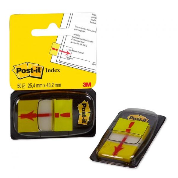 Záložky Post-it Index široké 25,4x43,2 ’výkričník’ 