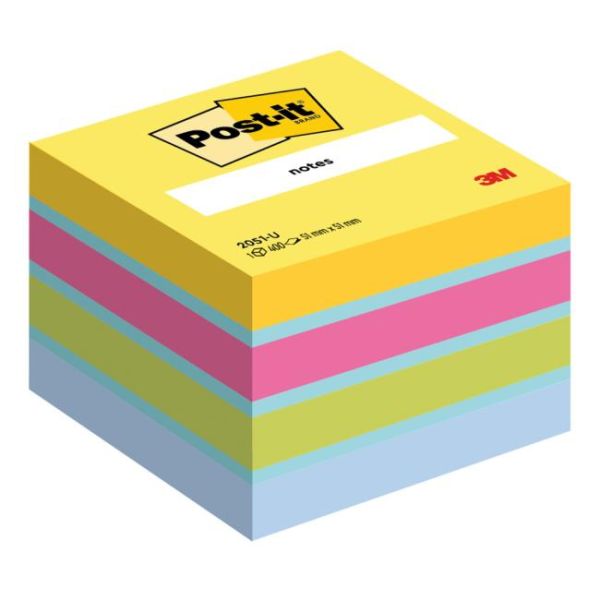 Samolepiaci bloček Post-it 51x51 mini mix farieb 