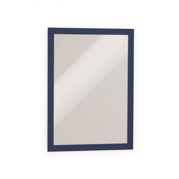 Informačný panel, A4, samolepiaci, DURABLE "DURAFRAME®", tmavomodrá, 2ks