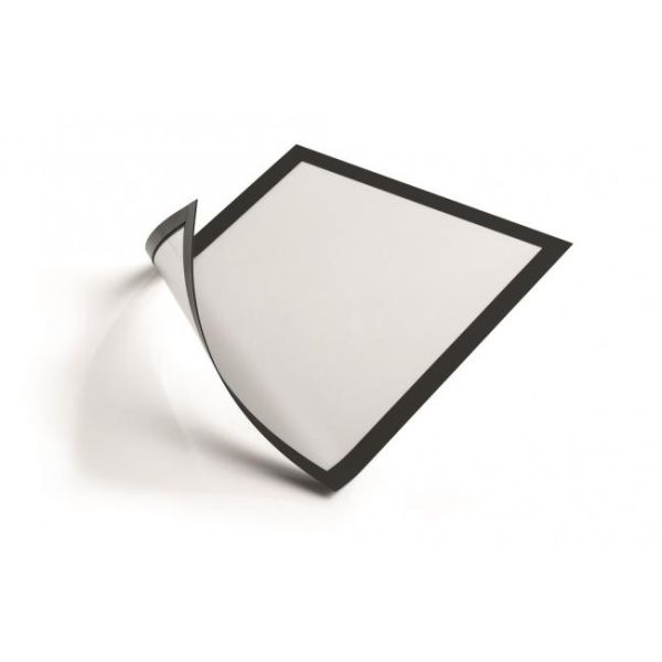 Informačný panel, A4, magnetický, DURABLE "DURAFRAME® MAGNETIC", čierna, 5ks