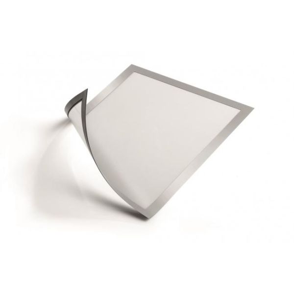 Informačný panel, A4, magnetický, DURABLE "DURAFRAME® MAGNETIC", strieborná, 5ks