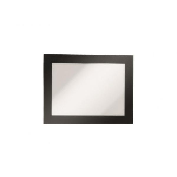 Informačný panel, A6, magnetický, DURABLE "DURAFRAME MAGNETIC", čierna, 5ks