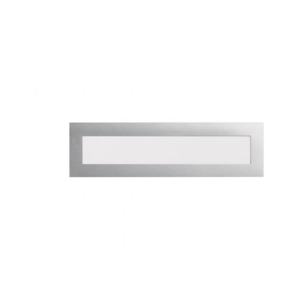 Magnetický DURAFRAME MAGNETIC Top pre A4, 210x40 mm, strieborný 