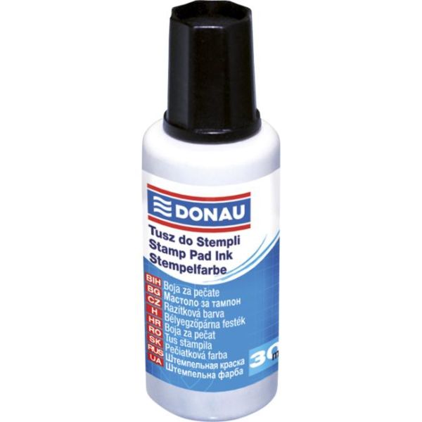 Pečiatková farba DONAU čierna 30ml 