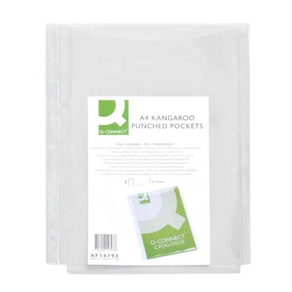 Euroobal na katalógy Q-CONNECT 150mic 5ks v sáčku 