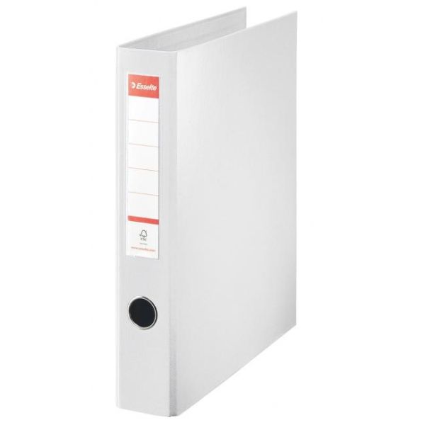 Zakladač 4-krúžkový Esselte celoplastový 5,8cm VIVIDA biely 