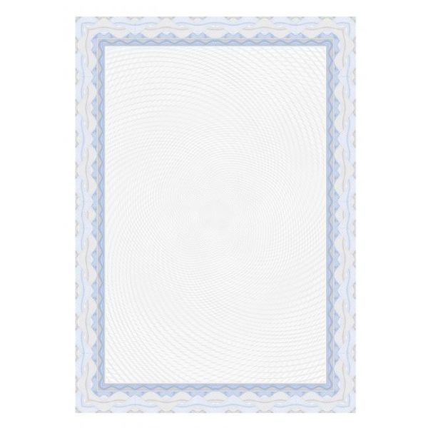 Certifikačný papier APLI A4 modrý, 115g, 25 hárkov 