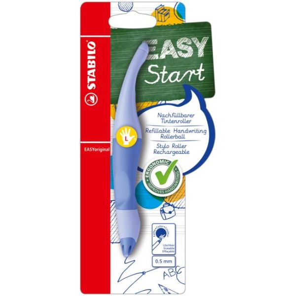 Ergonomický roller pre ľavákov - STABILO EASYoriginal Pastel - obláčikovo modrá