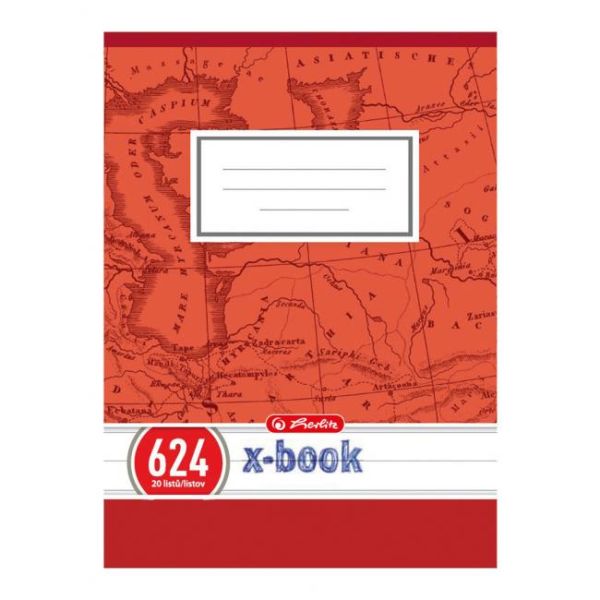 Zošit Herlitz 624, A6, linajkový, 70g/m2 