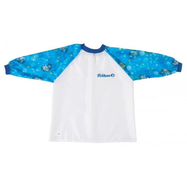 Detská maliarska zástera Pelikan, modré rukávy 