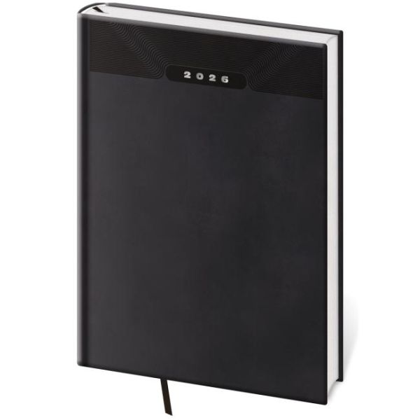 Diár Print classic denný A4 21x29,7cm čierny 2026 