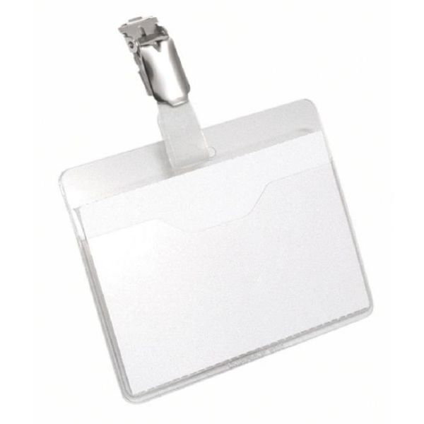 Visačka so štipcom horizontálna pootvorená DURABLE 90x60 mm 25ks 