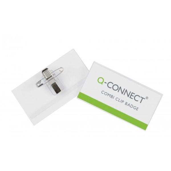 Visačka štipec+špendlík Q-CONNECT 90x54mm 50ks 