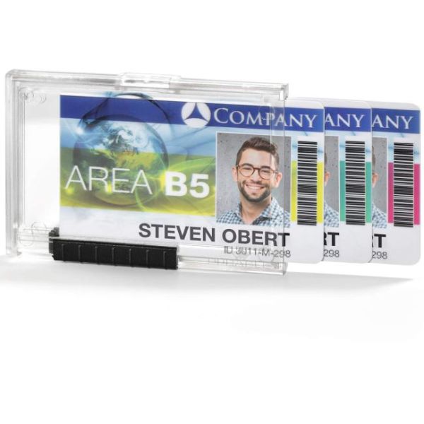 Puzdro na tri karty DURABLE PUSHBOX TRIO 10 ks 