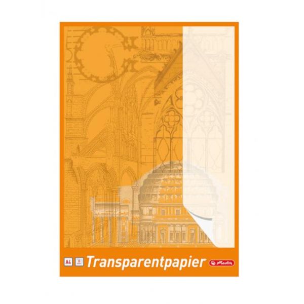 Pauzovací papier Herlitz, A4, 30 listov, 65g 