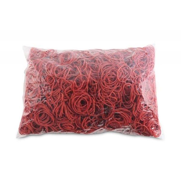 Gumičky Office Products 30mm 1kg červené 