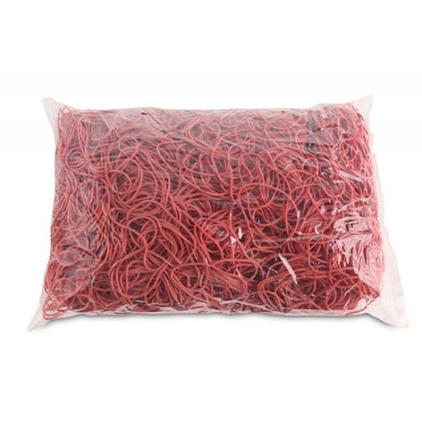 Gumičky Office Products 50mm 1kg červené 