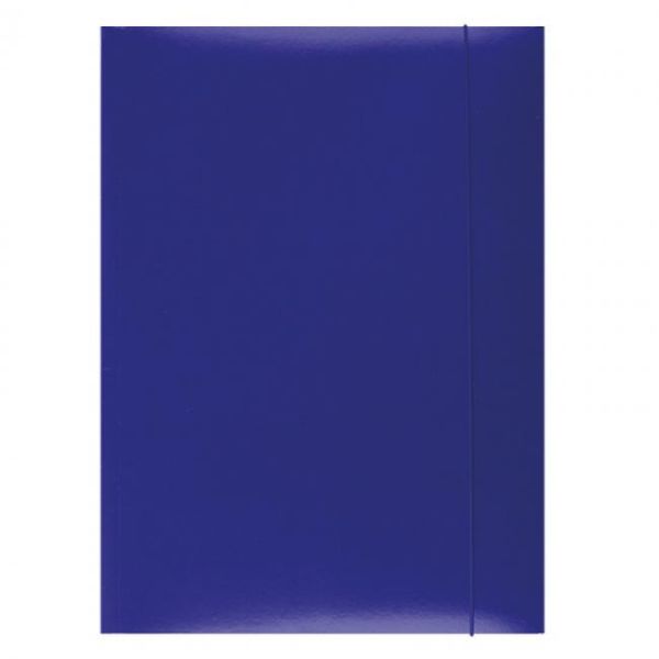Kartónový obal s gumičkou Office Products modrý 