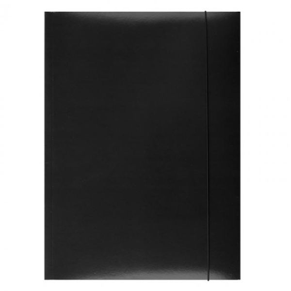 Kartónový obal s gumičkou Office Products čierny 