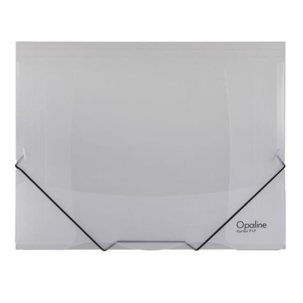 Plastový obal s gumičkou Karton PP Opaline, číry 