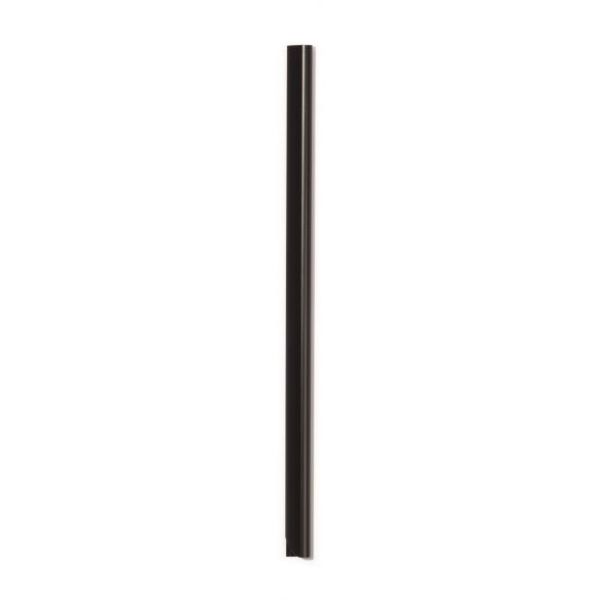 Násuvná lišta, 6 mm, 1-60 listov, DURABLE, čierna, 100ks
