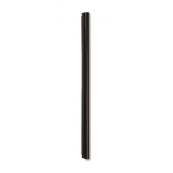 Násuvná lišta, 1-80 listov, DURABLE, čierna, 25ks