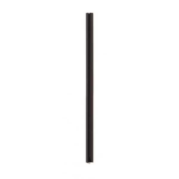 Násuvná lišta, 12 mm,  40-100 listov, DURABLE, čierna, 25ks
