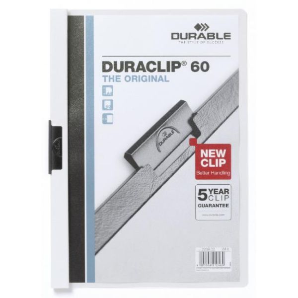 Obal s klipom DURACLIP Original 60 biely 