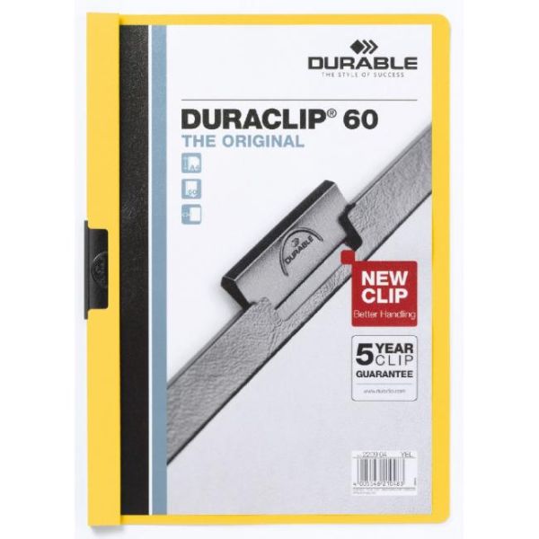 Obal s klipom DURACLIP Original 60 žltý 
