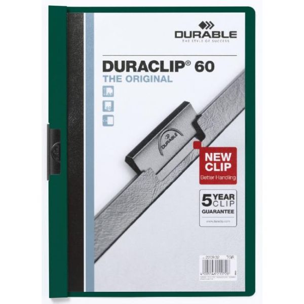 Obal s klipom DURACLIP Original 60 tmavozelený 