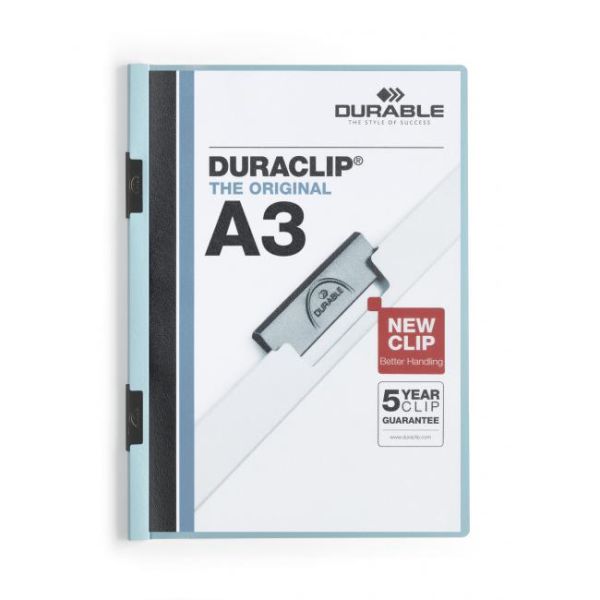 Obal s klipom A3 DURACLIP Original modrý 