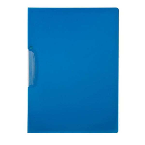 Obal s klipom plastovým Q-CONNECT KF01234 modrý 