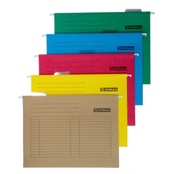 Závesný obal DONAU žltý 25 ks 