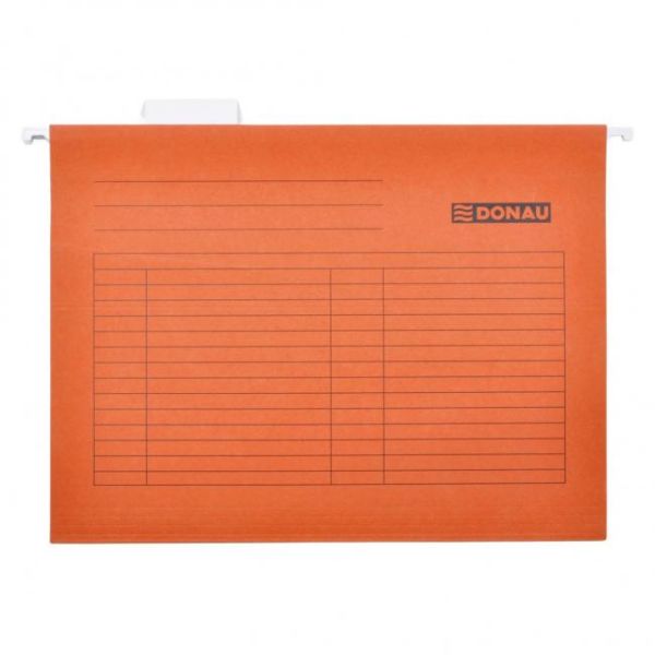 Závesný obal DONAU oranžový 25 ks 