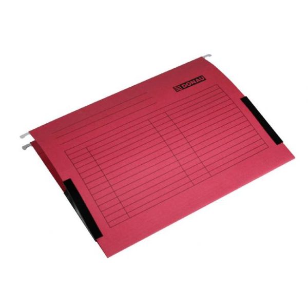 Závesný obal s bočnicami DONAU červený 