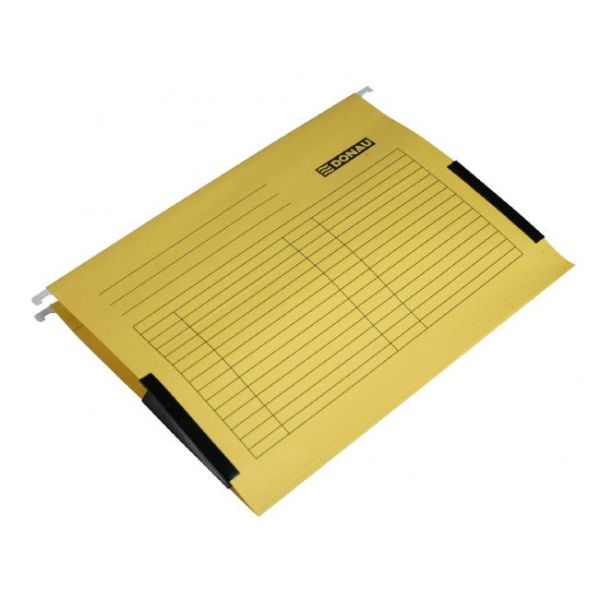 Závesný obal s bočnicami DONAU žltý 