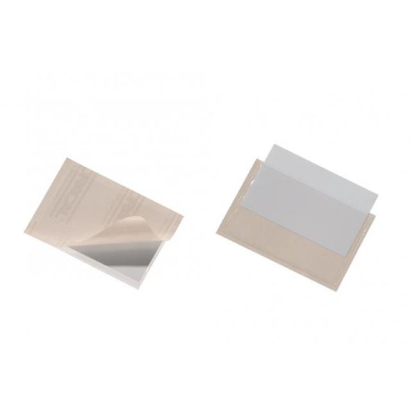 Samolepiace vrecko vizitkové s otvorom zhora DURABLE 94x61mm 10ks 