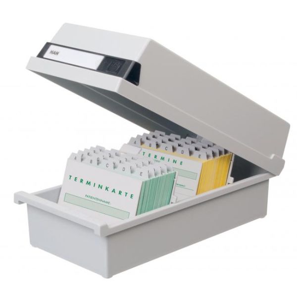 Stolová kartotéka A6 HAN 956 sivá 