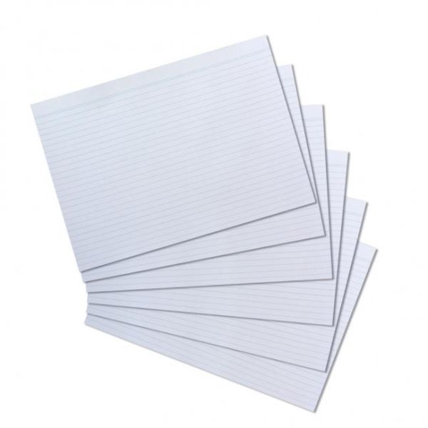 Papierové indexové kartičky A4 Herlitz 