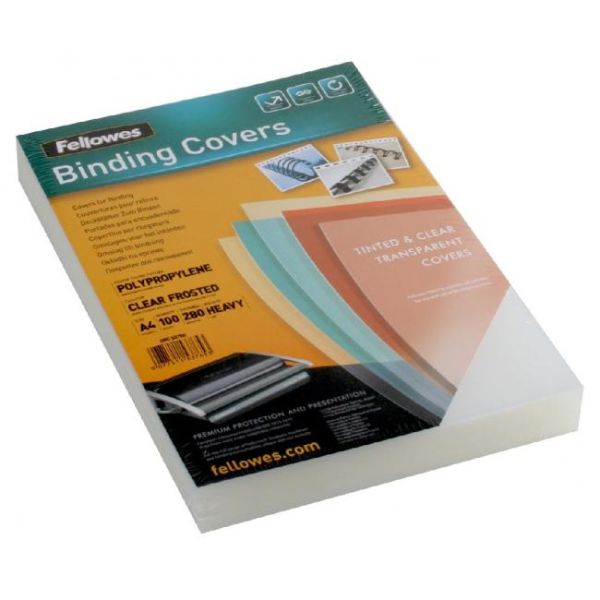 Plastové obálky na krúžkovú väzbu Futura A4 280 mic.priehľadná matná 