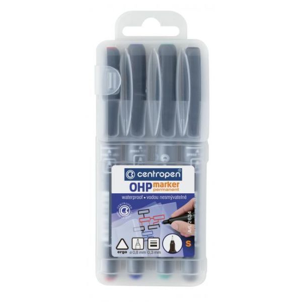 Sada popisovačov OHP Centropen 2634 S/4S 