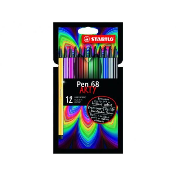 Fixy STABILO Arty Pen 68 , sada 12 ks