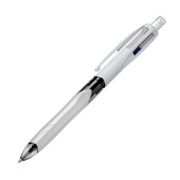 Guľôčkové pero, 3 farby, s mikroceruzkou, BIC "4 Colours"