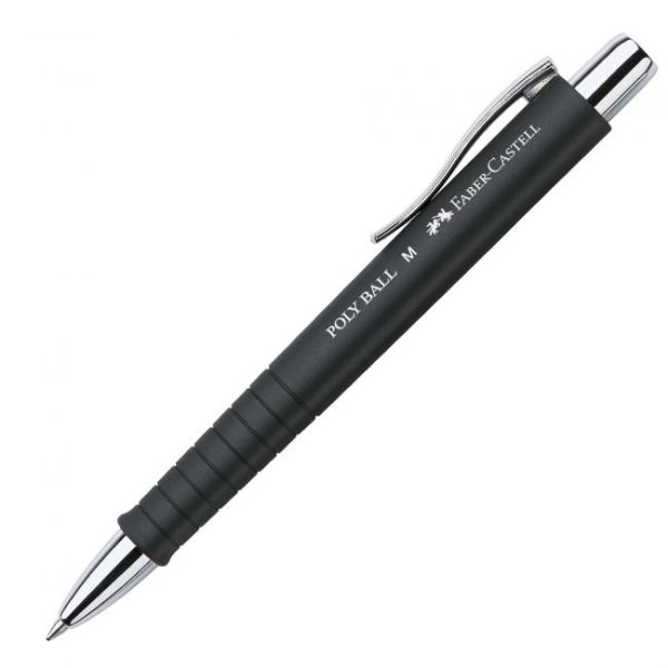 Guľôčkové pero FABER-CASTELL Poly Ball čierne 