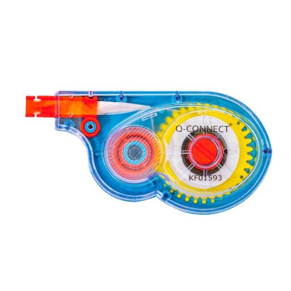 Korekčný roller Q-CONNECT jednorazový, s bočnou korekciou, 5 mm x 8 m 