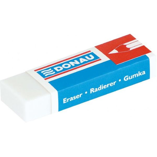Guma DONAU, PVC, 62x21x11mm, biela 