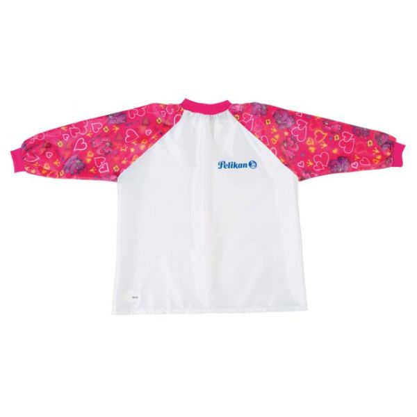 Detská maliarska zástera Pelikan, červené rukávy 