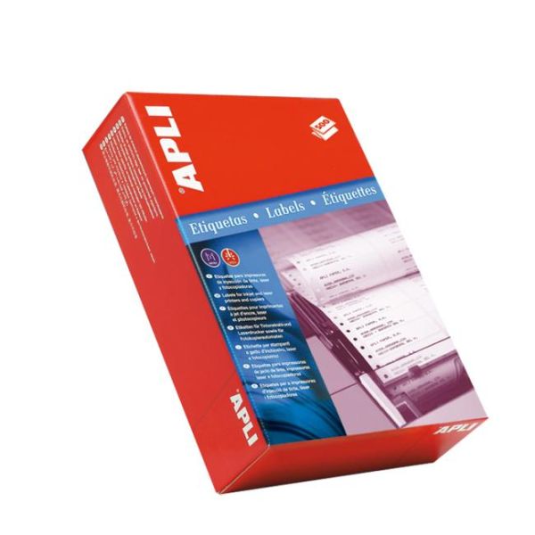 Etikety tabelačné 88,9x23,3mm APLI 1 radové 