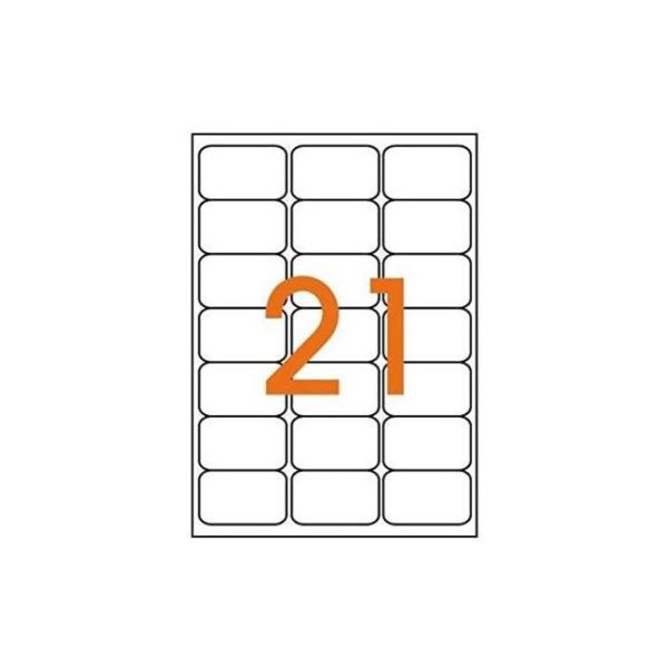 Etikety inkjet 63,5x38,1mm Agipa A4 100 hárkov