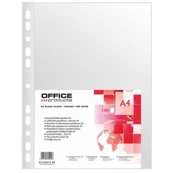 Euroobal Office Products A4 lesklý 50mic v sáčku 
